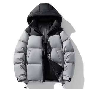 Veste coupe-vent en duvet brillant à bulles pour homme Doudoune personnalisée pour homme - Product Image 5