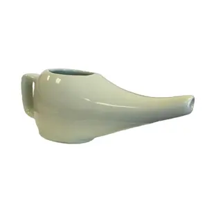 Himalayan Health Care Branco Neti Pot Com Sal Neti, Himalaia Rosa Sal Neti Potes, Neti Pot Com Sal do Himalaia,