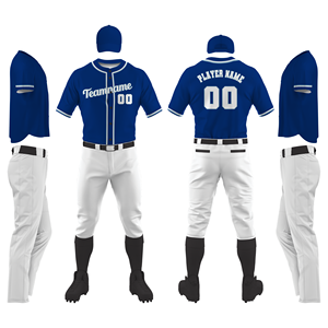 Uniforme de béisbol personalizado para adultos y jóvenes, tela de secado rápido, nombre del equipo OEM y logotipo sublimado/bordado - Product Image 1