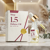 ICONSIGN 8ml Huile de Lifting des Cils à Base de Plantes Étape 1.5 Deluxe Équilibrant le PH Traitement de Permanente pour Cils et Sourcils Hydratant Nourrissant Longue Durée