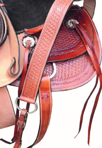 Selle de cheval de piste légère avec siège rembourré doux pour l'équitation de longue distance adaptée aux activités d'entraînement et de loisirs - Product Image 4