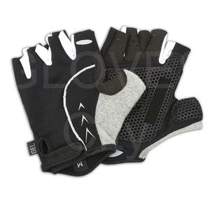Vente chaude Unisexe PU Demi-Doigt Gants De Cyclisme Couleur Personnalisée Anti-Transpiration Respirant Équipement De Sport En Gros De Ville Fabriqué - Product Image 1