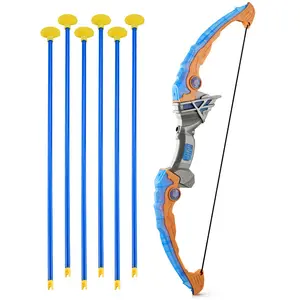 Giochi per bambini all'aperto tiro con l'arco e tiro con l'arco Sport in PVC giocattolo personalizzato per tiro a LED