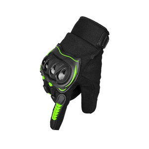 Gants de moto de course de protection avec protection rigide des jointures, doigts complets, antidérapants, respirants, compatibles écran tactile - Product Image 3