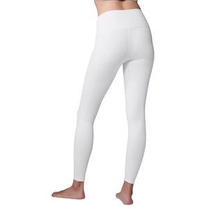 Ladies V Cross Waist Yoga Pants Ruched Skinny High Rise Tummy Control Quick Dry Solid Spandex/Nylon Workout <b>Leggings</b> - Product Image 3