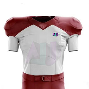Nouveauté Meilleure conception Uniformes de football américain légers à manches courtes Fabriqués en matériau respirant Convient pour le sport - Product Image 4