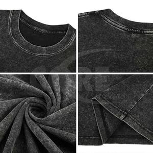 Nueva camiseta personalizada con lavado ácido y sol se desvaneció, ropa de calle, camisetas informales de manga corta con estampado de sublimación transpirable para hombres - Product Image 6