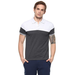 Camiseta Polo de Manga Corta para Hombre, Verano, Transpirable, Estilo Casual Urbano con Colores en Contraste - Product Image 1
