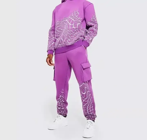 Nouveauté Design sur mesure Survêtements pour hommes Respirant Séchage rapide Imprimé gonflé Survêtement - Product Image 3