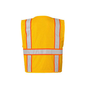 Veste d'hiver haute visibilité pour hommes en toile sans manches anti-rides vêtements d'extérieur respirants - Product Image 4