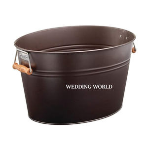 Maceta de metal con recubrimiento de polvo azul, maceta de diseñador hecha a mano de buena calidad, maceta de jardín nueva al por mayor más vendida - Product Image 5