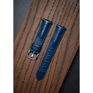 Correa de reloj de cuero de cocodrilo genuino de lujo de gama alta hecha a mano diseño delgado correa de reloj duradera personalizada para hombres y mujeres - Product Image 5