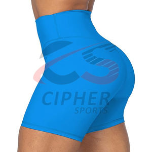 Nouvelle vente chaude femmes taille haute Shorts de course entraînement femmes Shorts Fitness & Yoga Wear avec poches - Product Image 3