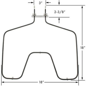 Élément de cuisson électrique ERB WB44K10005 pour four, remplacement pour WB30X46987, pour usage domestique et extérieur - Product Image 2