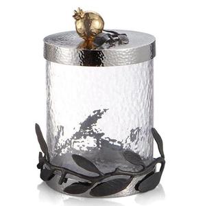 Portavelas de Vidrio, Madera y Metal al por Mayor, Decoración Navideña Ecológica para el Hogar, Frasco para Velas con Tapa - Product Image 3