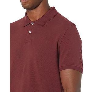 Golf pour hommes de haute qualité pour Polo T-Shirt 100% coton col roulé personnalisé brodé Anti-Camias Polyester tricoté tissu OEM - Product Image 3