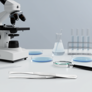 Pince à épiler Facom de haute précision, modèle droit, à pointe large et plate - Product Image 3