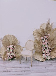 พัดไม้ไผ่สีดำสีขาวแบบพัดมือทอรูปใบปาล์มศิลปะแขวนผนังสำหรับตกแต่งผนังพัดลมจากโรงงานเวียดนาม - Product Image 5