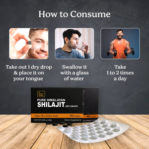 Gouttes sèches de Shilajit 100% originales de l'Himalaya, riches en acide fulvique et en minéraux pour booster l'énergie et soutenir le système immunitaire - Product Image 3