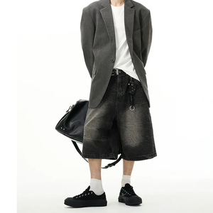 Jorts pour hommes durables en matériau résistant à la décoloration couleur et coutures doubles - Product Image 4