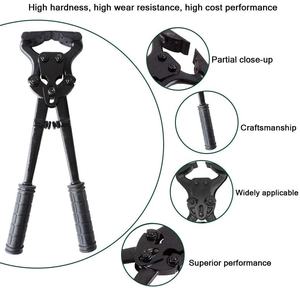 Coupe-ongles et coupe-cribillons vétérinaires robustes en alliage d'aluminium réutilisable pour l'élimination des taches sur les pattes des moutons, des chèvres et des chevaux - Product Image 6