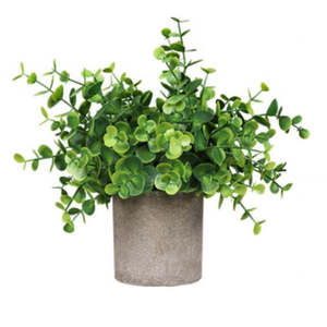 Set of 3 Modern Design Decorative Pots for Indoor and <b>Outdoor</b> Use Set of <b>Artificial</b> <b>Plants</b> & Greenery - Product Image 4