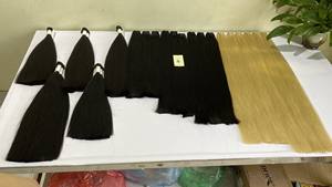 ดิบบริสุทธิ์12a เกรดราคาขายส่งการรวมกลุ่มผมวาดคู่ผม613สีบราซิลมนุษย์ผมรวมกลุ่มผู้ขาย - Product Image 6