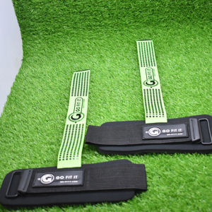 Sangles de musculation en forme de 8 - Antidérapantes, réglables, légères, en néoprène et élastique pour l'entraînement en salle de sport - Product Image 1