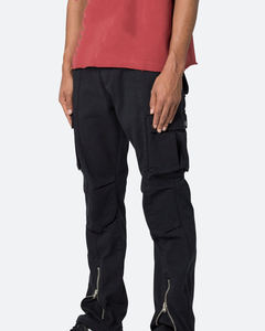 กางเกงวอร์มผ้าฝ้ายขากว้างระบายอากาศได้ดีสำหรับผู้ชายกางเกงใส่ทำงานแบบหลวมพอดีกับกระเป๋าของ100% - Product Image 2