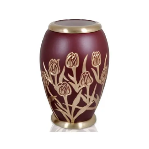 Venta caliente Maravilloso diseño Árbol verde Grabado Adulto Contenedor de cenizas funerarias para restos humanos de hombres y mujeres - Product Image 6