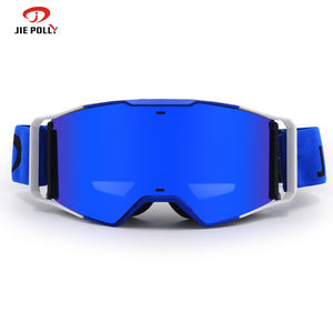 แว่นตาขี่มอเตอร์ไซค์ Jiepolly Custom Oem Uv400 สำหรับติดหมวกกันน็อค, แว่นตาป้องกันรังสียูวี กันฝุ่น กันลม สำหรับรถเอทีวี รถวิบาก สำหรับเยาวชนและผู้ชาย - Product Image 1