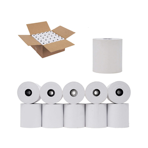 High Quality 120g 90g 80g 70g Woodfree Uncoated Kraft Paper Roll Offset Printing <b>Thermal</b> Cash Register Bond Ribbon Embossing - Product Image 6