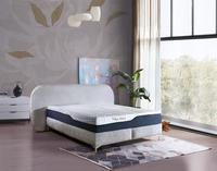 Matelas enroulable orthopédique de luxe à ressorts ensachés et surmatelas compressé, taille personnalisée, pour chambre moderne et usage en camping