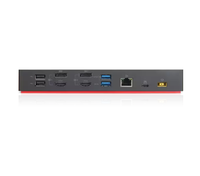 40AF00135US untuk Lenovo ThinkPad Hybrid USB-C dengan Stasiun Docking USB-A dengan Antarmuka AS Adaptor 135W