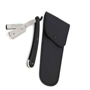 Navaja de Afeitar Personalizada con Logotipo, Navaja de Afeitar Recta de Acero Inoxidable, Navaja de Afeitar Plegable con Filo Recto para Barbería - Product Image 2