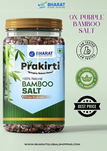 Detox Bamboo Salt 9X Polvo de extracto de hierbas gourmet tostadas Wild Disponible para la industria cosmética alimentaria Mason Jar Contenedor de vidrio - Product Image 3