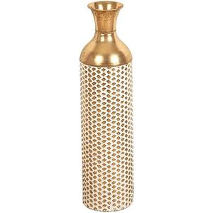 Vase à fleurs de couleur or mat, pièce maîtresse décorative pour la maison, le bureau ou un cadeau, design vintage et moderne - Product Image 4