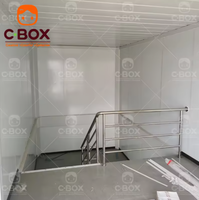 Vente en gros Conteneur pliable empilable de luxe petite salle de réunion petite maison