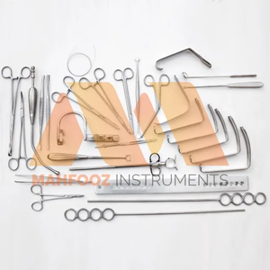 ชุดเครื่องมือผ่าตัดต่อมทอนซิล 27 ชิ้น สำหรับศัลยกรรมหู คอ จมูก และศัลยกรรมพลาสติก - Product Image 1