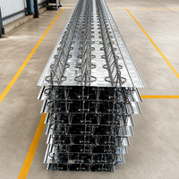 Plateforme de construction en treillis d'acier pour bâtiments à structure métallique multi-étages – Systèmes de support de plancher pour construction rapide