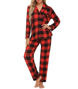 Vêtements de détente de haute qualité été printemps hiver saison pyjamas modaux pour la maison des femmes doux respirant à manches longues vêtements de nuit pour femmes - Product Image 3