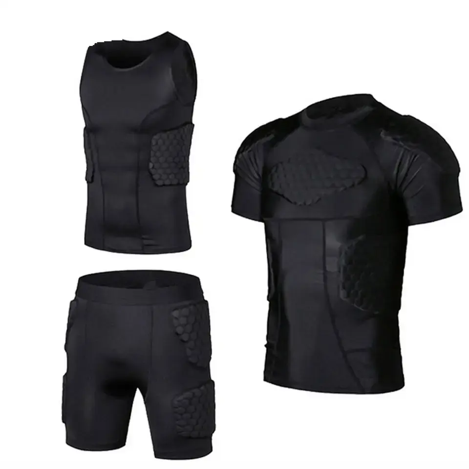 Nuovo Design personalizzato uomo Sport palestra abiti attillati compressione ad asciugatura rapida due pezzi Set camicia e pantaloncini da uomo abiti sportivi