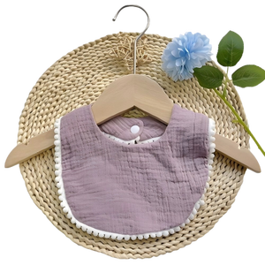 Bavaglini in pizzo di garza da ragazza con volant comoda <span class=keywords><strong>Bandana</strong></span> impermeabile con stampa grembiule per dentizione - Product Image 5