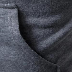 Sudadera con Capucha Unisex 100% Algodón, Personalizada, Gruesa, Cálida, de Forro Polar, Ecológica, Resistente al Viento, con Apliques Bordados, Ropa Deportiva de Invierno - Product Image 6