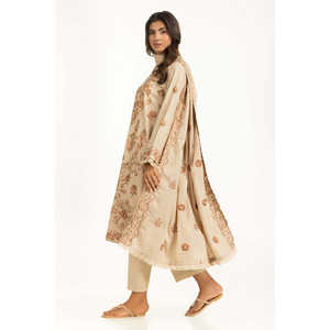 IUSTKSD-1263 Conjunto de Traje Bordado Karandi de 3 Piezas para Mujer - Product Image 1