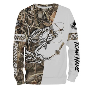 Camiseta de pesca con sublimación personalizada, manga larga, protección Uv, para hombre, secado rápido - Product Image 5