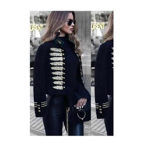 Chaquetas bordadas con cuentas para mujer de calidad de exportación Ropa de fiesta al por mayor Moda hecha en India - Product Image 3