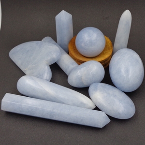 หินคริสตัลแคลไซต์ธรรมชาติหินกึ่งมีค่าสำหรับการรักษาทางจิตวิญญาณและทางกายภาพสำหรับเครื่องนวดฮวงจุ้ย - Product Image 3