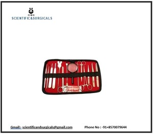 Forgesy Ensemble d'instruments vétérinaires faits à la main de haute qualité de 24 en acier inoxydable (S.S.) Source d'alimentation manuelle - Product Image 3