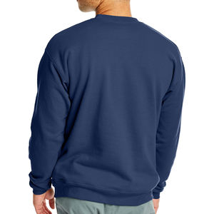 Alta calidad bajo MOQ hombres sudadera Casual Street Wear pulóver liso manga completa estilo invierno hombres sudadera - Product Image 2